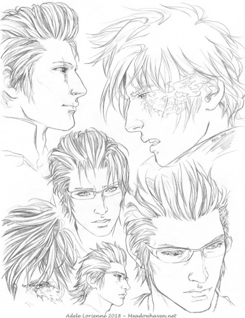adelelorienne:After all the sketchpages of Noctis and Prompto, it was high time I got back to Iggy! 