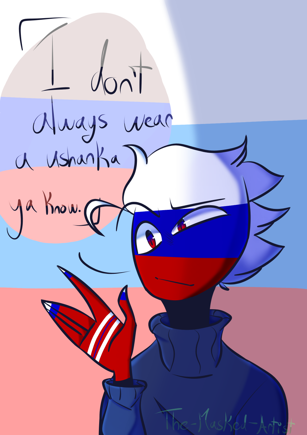 russia can't find his hat : r/CountryHumans