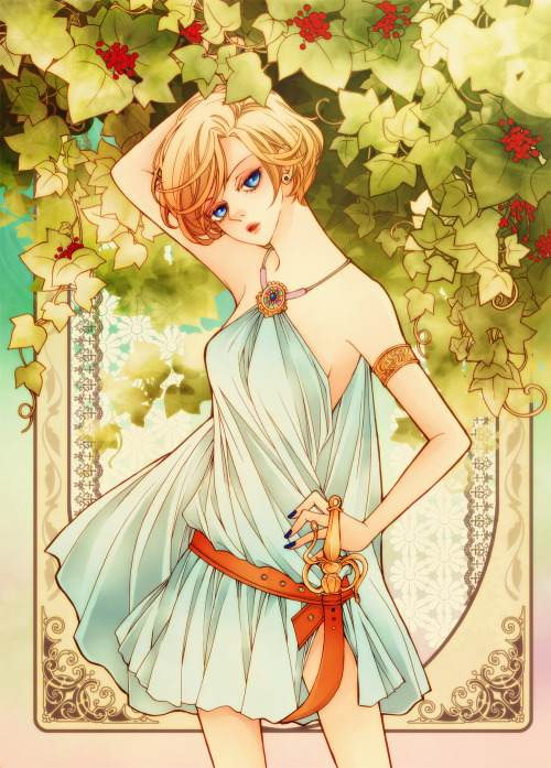 girlsbydaylight: sailor moon / art nouveau by sizh