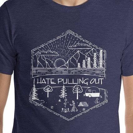 ⛺Camping Shirt⛺ - I Hate Pulling Out Choose from Trailer or Motorhome. Link in Bio . #camping #campi