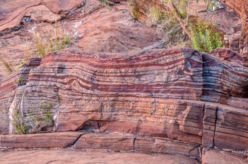 Dales Gorge FormationThese redbeds are found in Western Australia near the northwestern corner of th