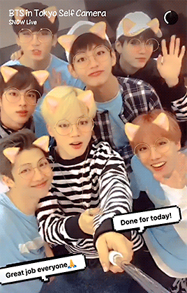fyeahbangtaned:cutie bangtan!