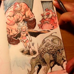 Joverine:  Tested Out Some Markers. Apparently I Got The Smooth Kind Of Moleskin.