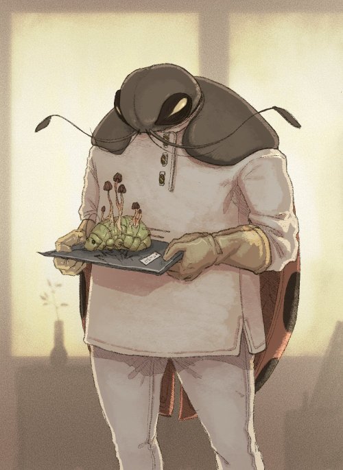 Fabre Demonstrating The Effects Of Cordyceps Infection To His Students. This Particular Strain Only Affects
