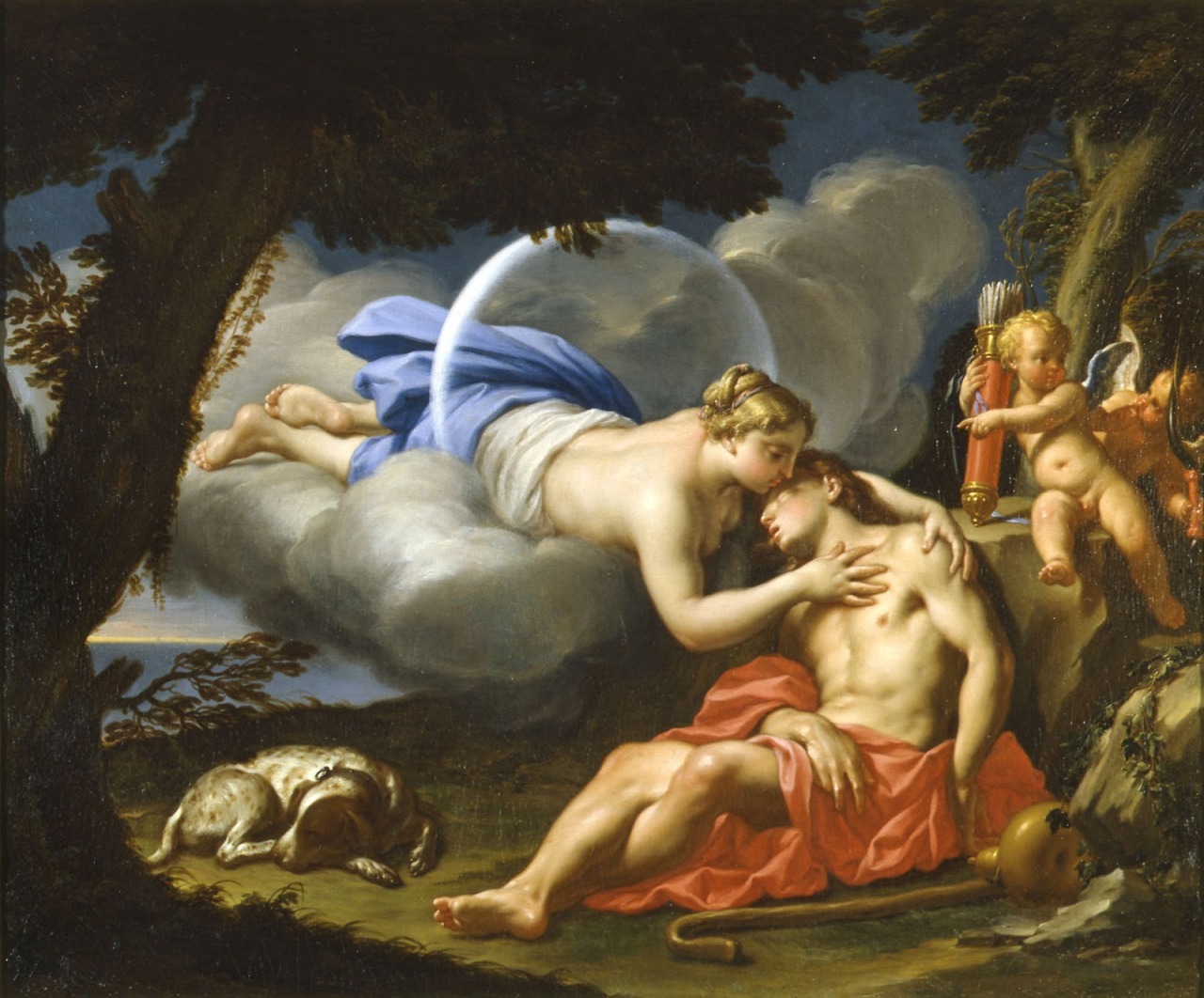 Francesco Trevisani (It.1656-1746), Diana and Endymion, 18 c.