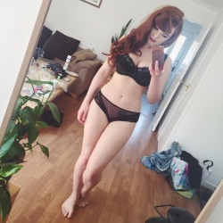miss-deadly-red:  Simple lingerie shot because I haven’t done that in a little while, the lingerie is miss matched so I’m afraid I can’t give details on the set sorry lovelies 😭❤️ #pale #pinup #curvy #curves #lace #lingerie #curvygirl #redhead