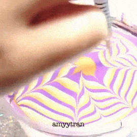 nailpornography: Water Marbled Pumpkins 