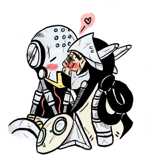 Would you smooch an omnic? Heck yeah