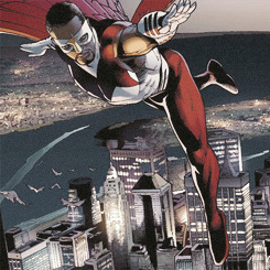 historymaker-inprocessofmoving:  Marvel Comics Meme: Characters [6/10]↳ Sam Wilson/Falcon