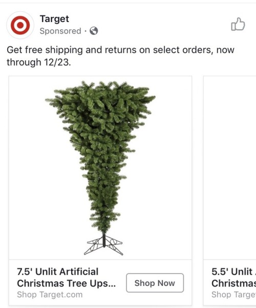 setheverman:  speedlimit15: what the fuck ad algorithms trying to understand your web history: fuckfuckfufkcfuk this person uhhhhhh in the market for upside down artificial christmas tree