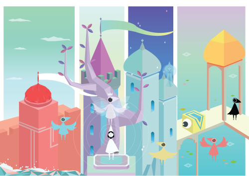 Have Not Vectored Art In Ages I Feel So RustyI Love Monument Valley So Much!