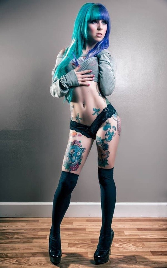 Women with tatoos