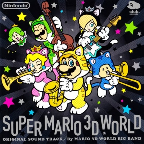 suppermariobroth:Artwork from the Super Mario 3D World soundtrack booklet.