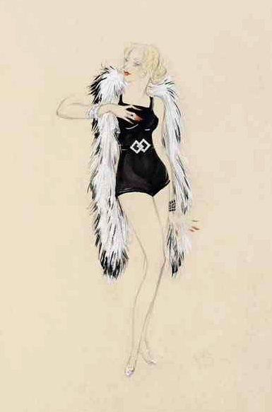 divadietrich:  Travis Banton costume sketches for Marlene Dietrich in “Morocco”