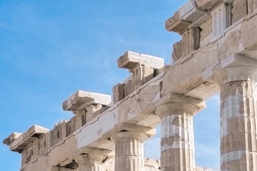 The columns of the Parthenon, Acropolis of Athens, GreeceGreece | Ancient ruins | Athens