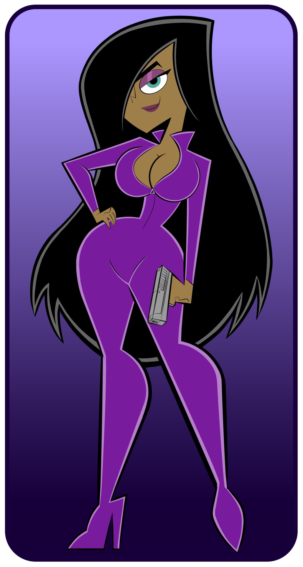 grimphantom2:  ck-blogs-stuff:  Commission: Sexy Spy Desiree by   Alt. Versions CK-Draws-Stuff