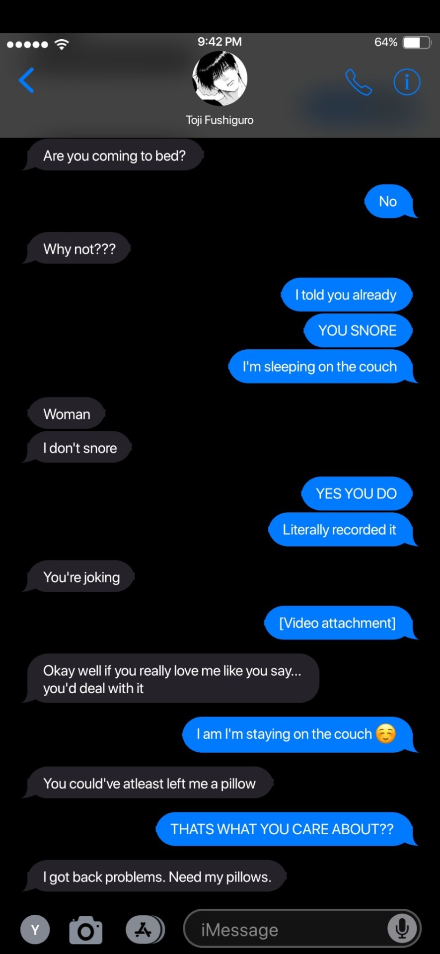 SMAU- I'M SLEEPING ON THE COUCH (PRANK)