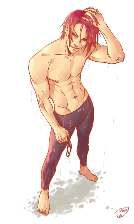 pandanoi: Let’s welcome Free!day 8) Need more Rin in my life.