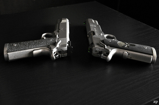 militaryandweapons:  1911 x 2 by ZORIN DENU on Flickr.