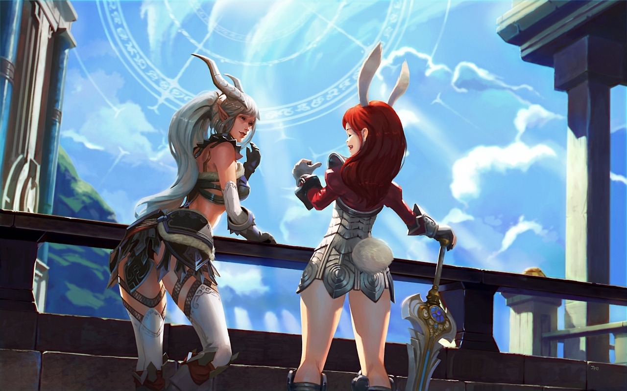 For the Glory of Kaia! — ochrejelly: My entry for the TERA load screen