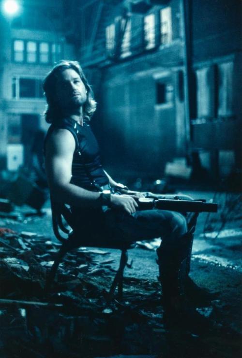 rarecultcinema:Kurt Russell on the set of Escape from New York (1981)