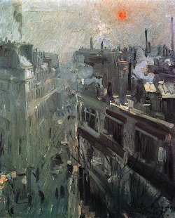 Zealotry:  Paris.morning, 1906 Konstantin Korovin. 