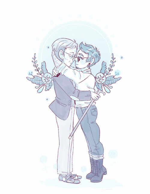 mustardoodles: Commission for @christiecat643 ♥Thank you sooo much, I missed drawing my favou