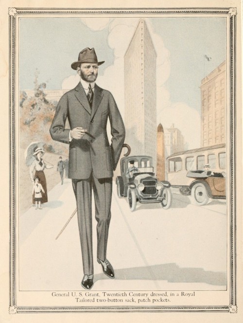 fapoleon-bonerparte:  The following images are from If they came back for Easter Sunday: how the famous figures of history would look as Royal Tailored men. The publication includes George Washington, Napoleon Bonaparte, Julius Caesar, Ulysses S Grant,