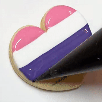 ghostiestims:Intersex, Transgender, and Genderfluid Pride flag cookies ️‍Pride Flags  ️&zwj