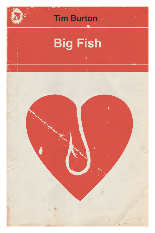 bubblegumprints:  Tim Burton films redesigned as vintage book covers. 12x18 prints