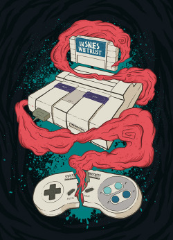 pixalry:  In SNES We Trust - Created by Eduardo