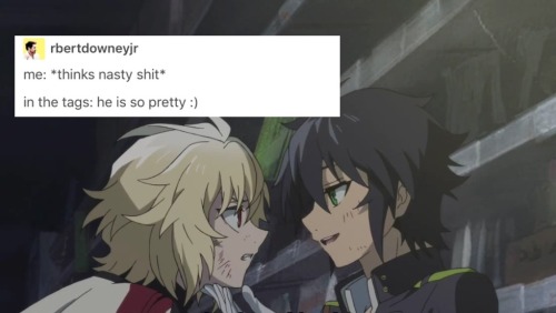 ottomancouch: “Owari no Seraph” text posts