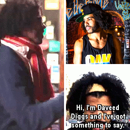 sippinpinklucozade:people who are flawless as fuck4. Daveed Diggs↳ “Welcome to the hood, go and cove