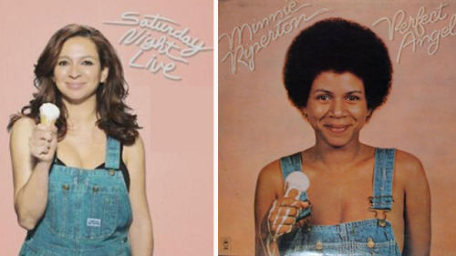 firstoffletmesayi:anangryblack:Maya Rudolf paying tribute to her late mother, Minnie Riperton, on Sa