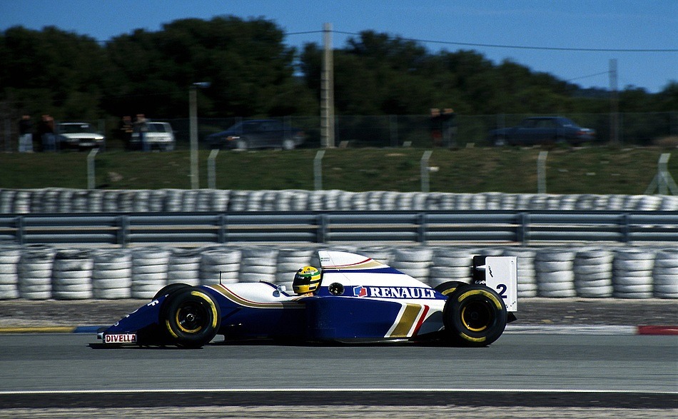 itsawheelthing:  first steps …Ayrton Senna, Rothmans Williams-Renault FW16, 1994