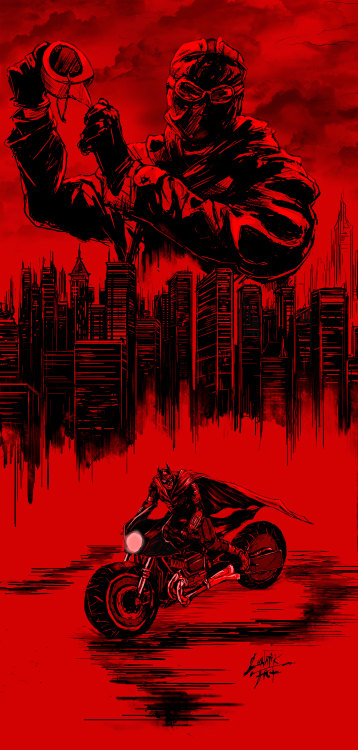 This is the second poster style piece ive done of the upcoming movie “The Batman” w