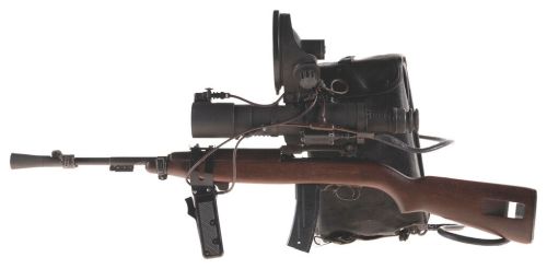 US M1 carbine with M3 infrared night vision scope, World War II - Korean Warfrom Rock Island Auction