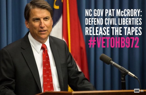 URGENT ACTION ALERT: the North Carolina state legislature passed a bill yesterday that would put the