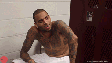 thegaysideofbi:      Is dat a dude Chris Breezy checking out? the answer is: YES If Breezy look me up and down lingering at my dick then lick his lips ……. Them yellow VA Booty cakes would never forget the smashing i’d put down    Thegaysideofbi: Chris