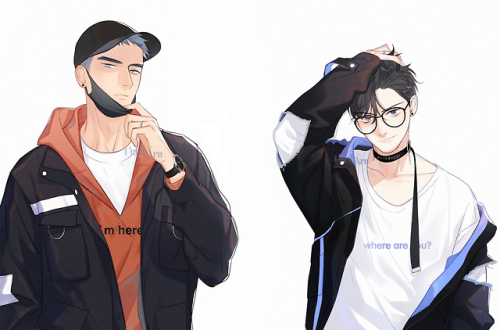 allboutheyaoi: Here U Are illustrations by DJUN