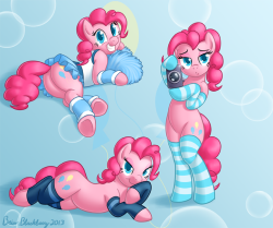 madame-fluttershy:  Pinkie Pin-Up by brianblackberry