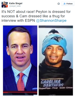 songbirdstrivestothrive:  magicinhermadness:  stayingwoke:  rudegyalchina:  Lmao come collect y'all talking cheese rolls Bruh  white folks come get your people.    He’s literally wearing his team’s gear…   It’s fucking ESPN, he’s wearing his