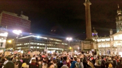 thenaaru:  thebaconsandwichofregret:  oh-glasgow: Scotland against Trump. i’m so proud  So proud of my city and country today! 