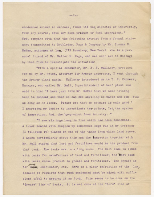 For #BannedBooksWeek and author Upton Sinclair’s 135th birthday (belated!), born September 20, 1878.
usnatarchives:
“ In honor of Banned Books Week, here’s a letter to President Theodore Roosevelt from Upton Sinclair, whose novel “The Jungle” has...