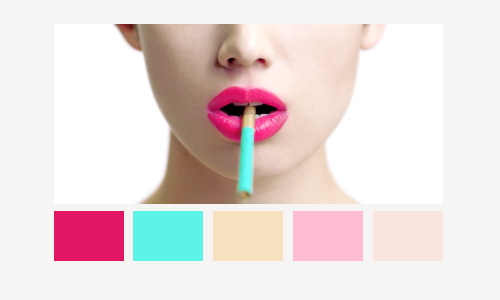 perfectrainbow:  Girls by the 1975 → Color Palettes  