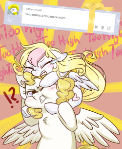 ask-inkieheart:  dittoprize: aren’t you a pegasus!?  x3!