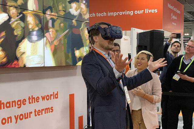 Opening Holland Tech Square at CES2019 met dank aan Braincarta