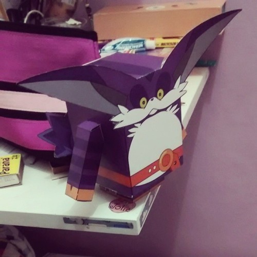 Big The &ldquo;Craft&rdquo; #bigthecat #papercraft #SEGA #Sonic #videogames #adventure #sonicheroes