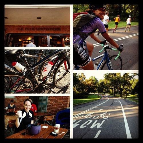 gritsinnyc: What a beautiful morning for the #BicycleHabitat #specializedwmn Friday ride! Crisp, coo