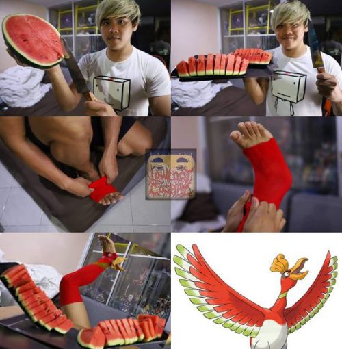 Low Cost Ho-oh Cosplay